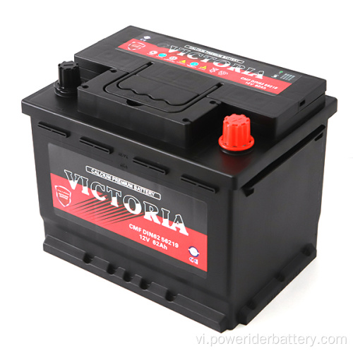12V 62AH DIN62 56219 Pin khởi động xe axit-acid